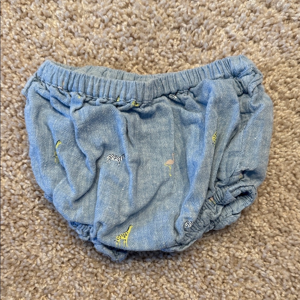 Janie and Jack Charming Blue Chambray Set - Picture 6 of 8